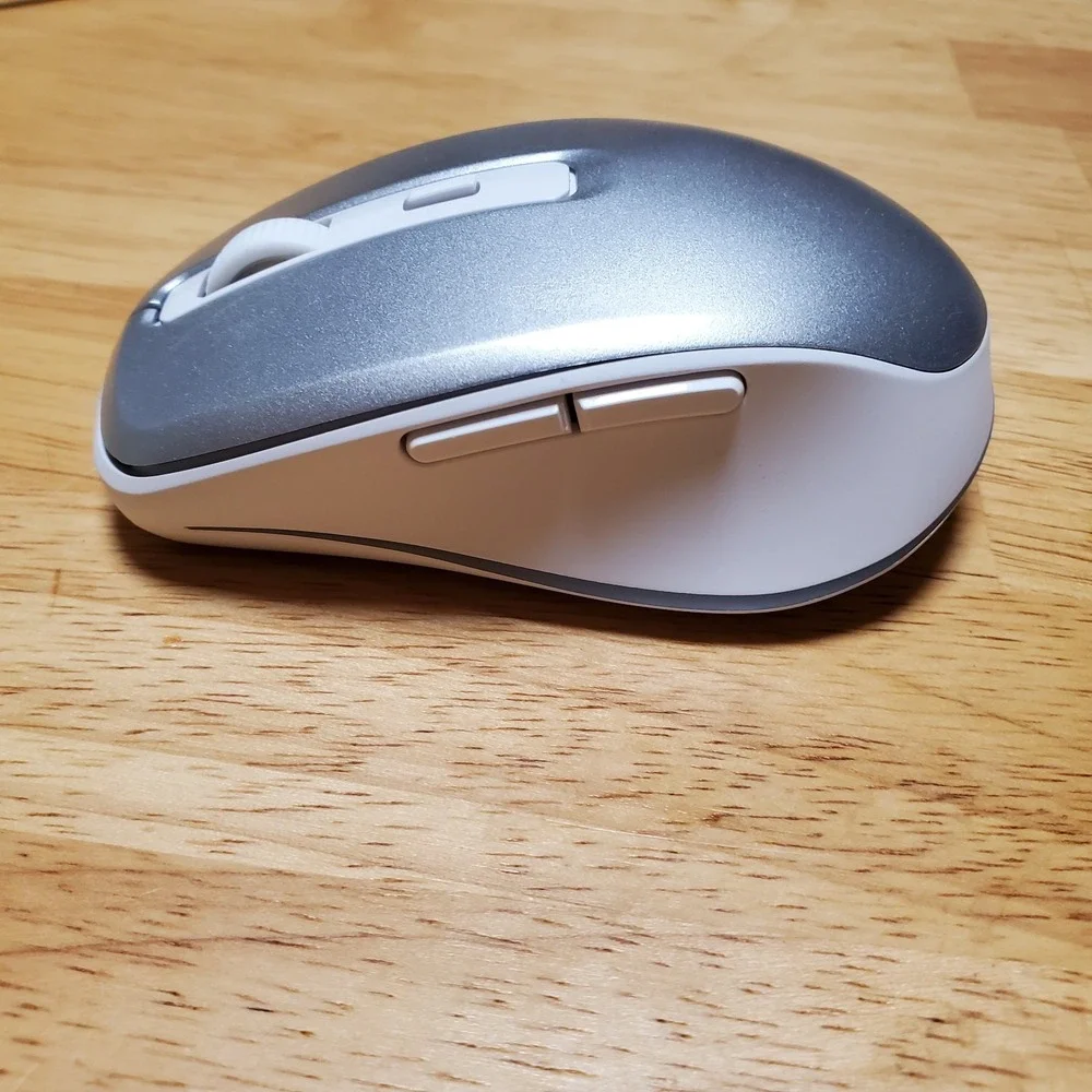 Peious Wireless Mouse With Dongle White New Without Box